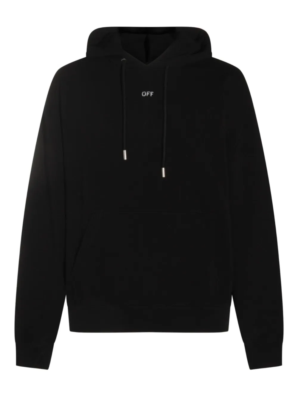 

Хлопковый худи X Virgil Abloh OFF-WHITE, черный