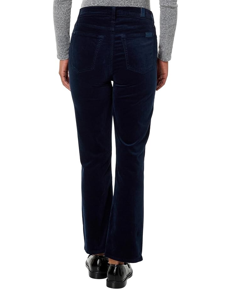 

Джинсы 7 For All Mankind High-Waisted Slim Kick in Ink, чернила