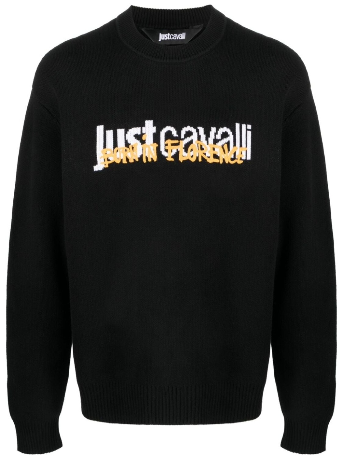 Just Cavalli джемпер с логотипом, черный