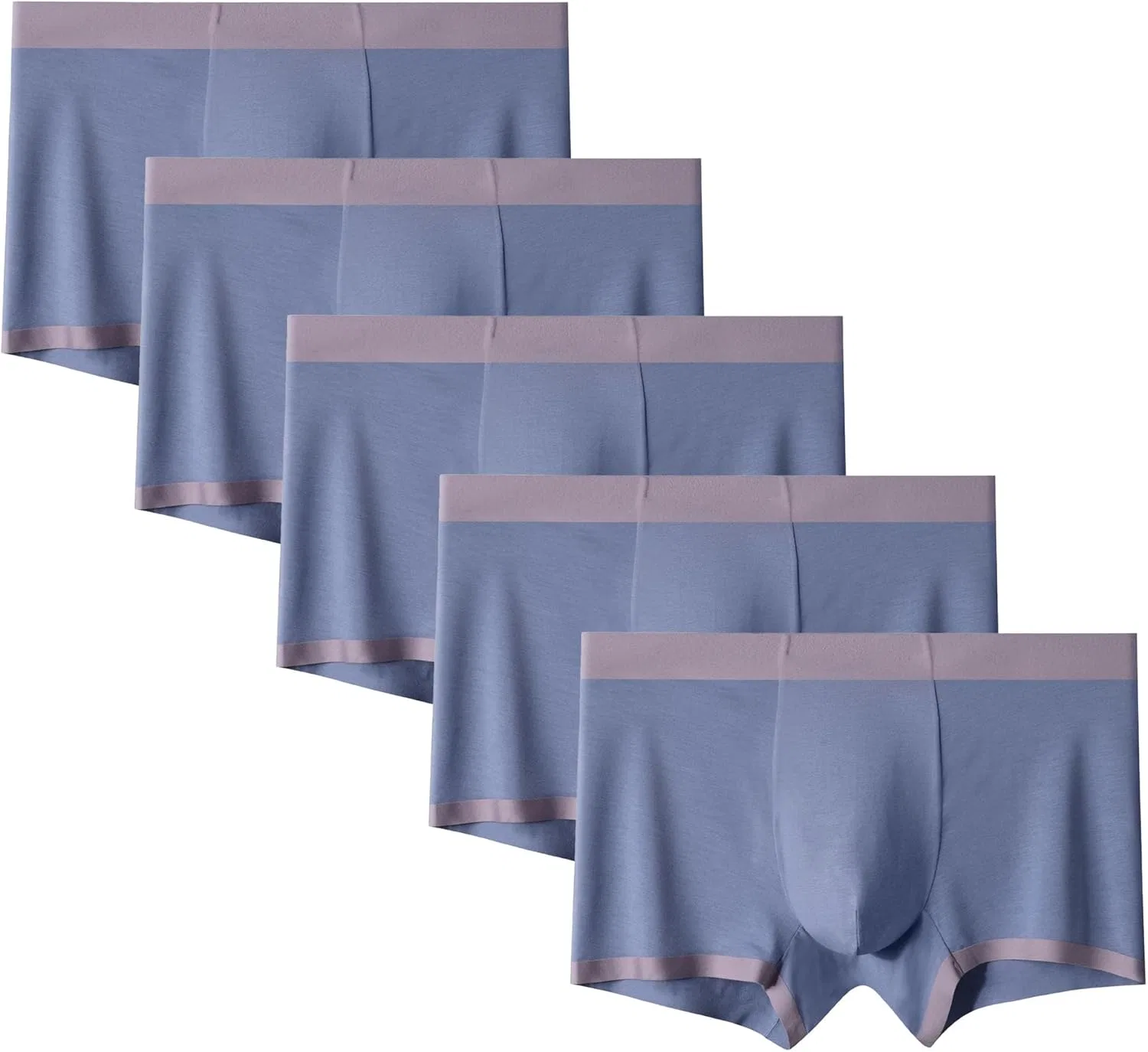 Боксеры модальные, мультипак, Grey Blue-5pc