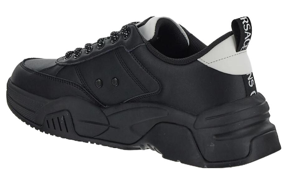 Кроссовки мужские Lifestyle Shoes Men Low-Top Black Versace Jeans Couture — фото 3