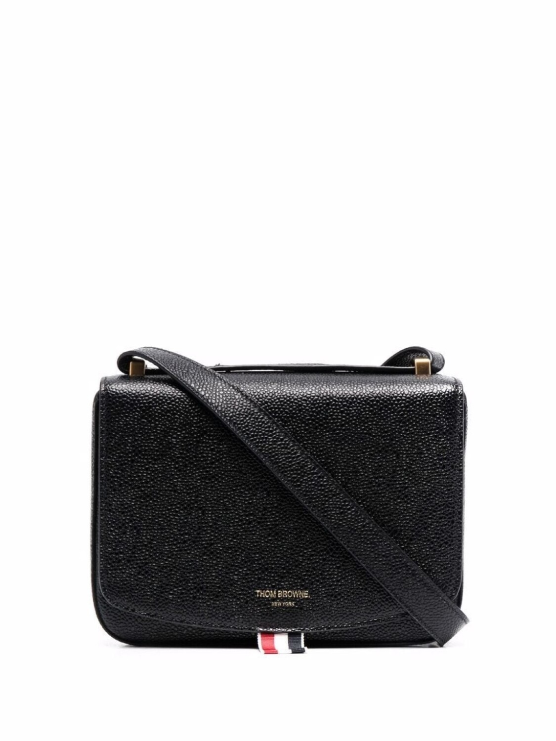 

Thom Browne сумка через плечо с полосками RWB, черный