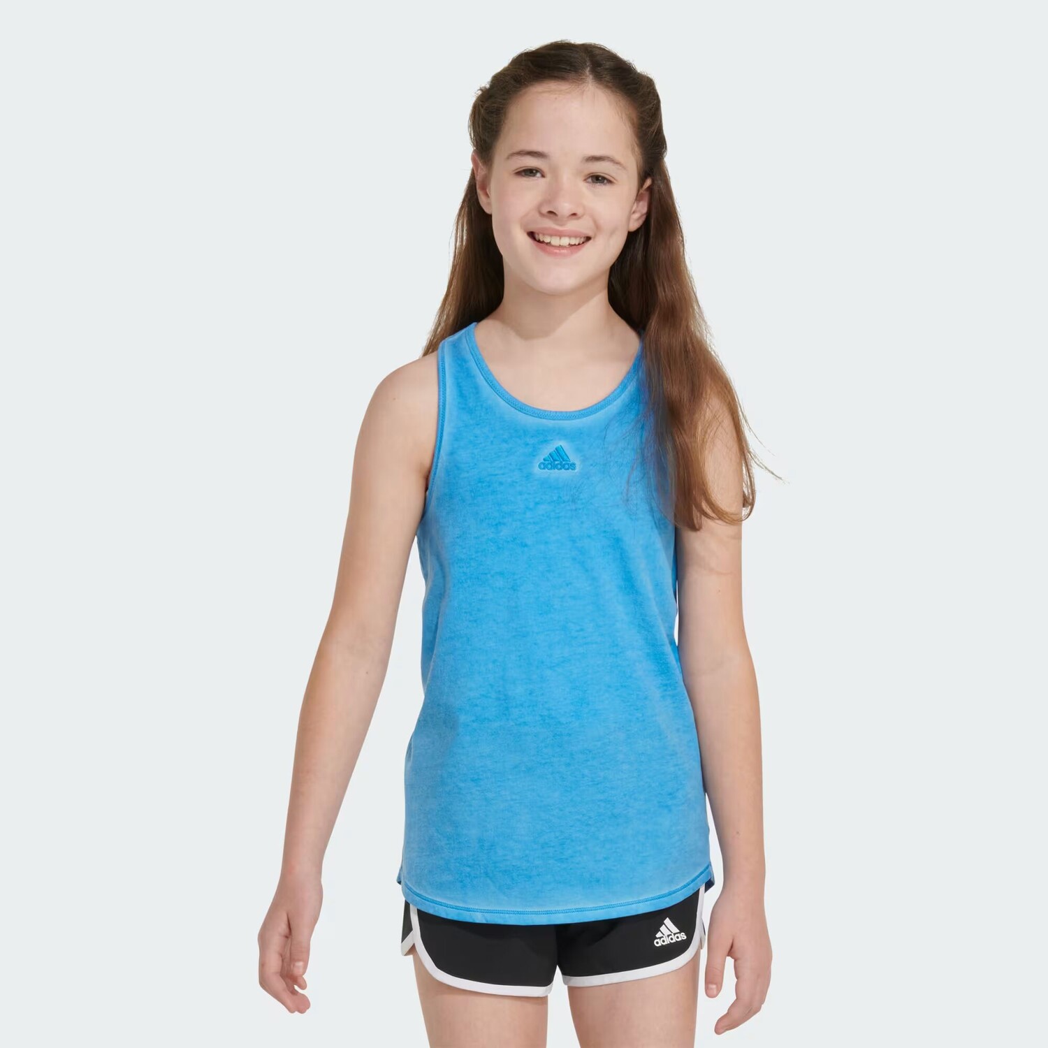 Топ COLD PIGMENT TANK Adidas, цвет Electro Blue