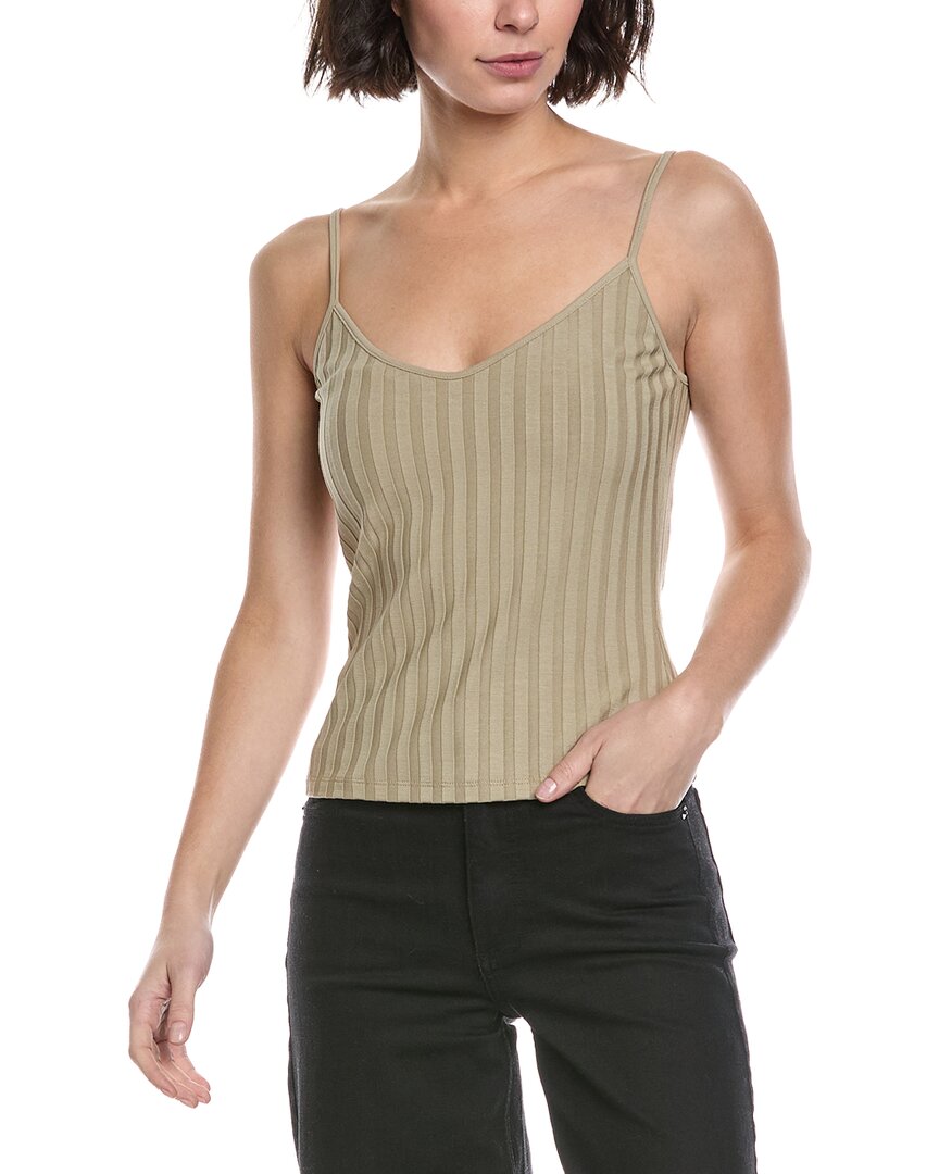 

Майка с V-образным вырезом от Vince Rib, коричневый