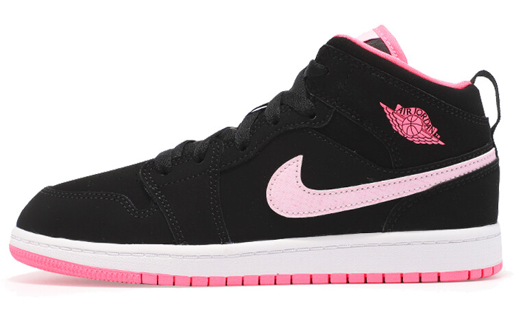 

Кроссовки Jordan 1 Mid PS Black Digital Pink