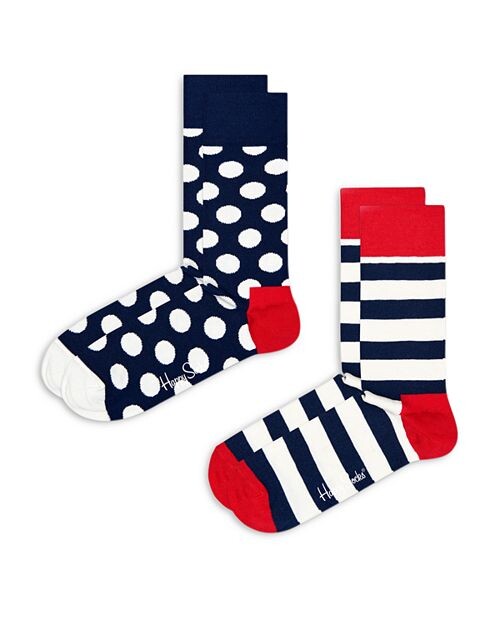 

Классические носки из хлопковой смеси, упаковка из 2 шт. Happy Socks, цвет Multi