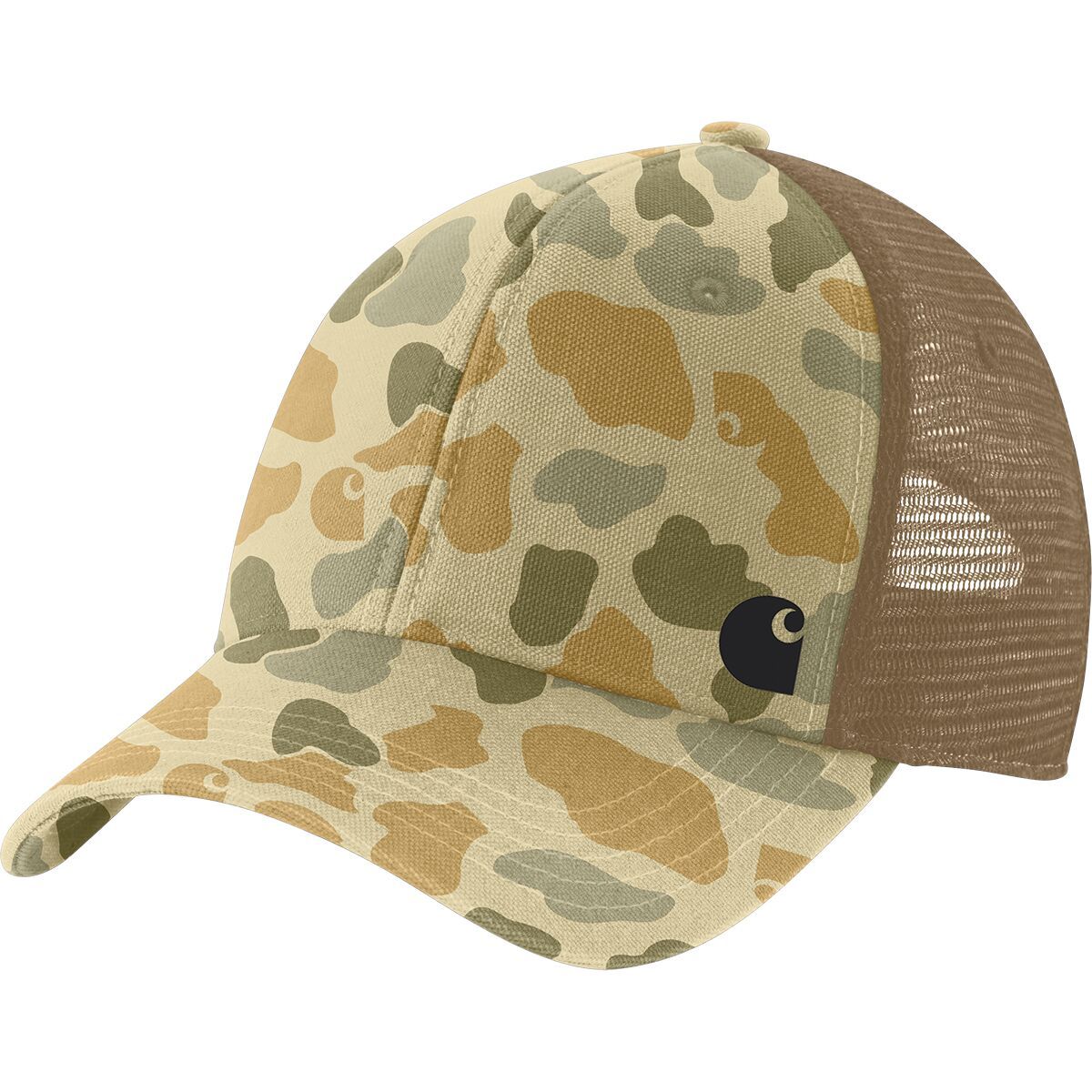 

Бейсболка из сетчатой ткани с камуфляжным принтом Carhartt, цвет beach signature camo