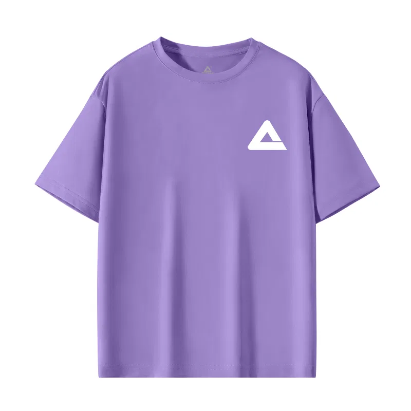 Футболка детская хлопковая PEAK Cabbage Purple/PK Minimalist Style Standard White