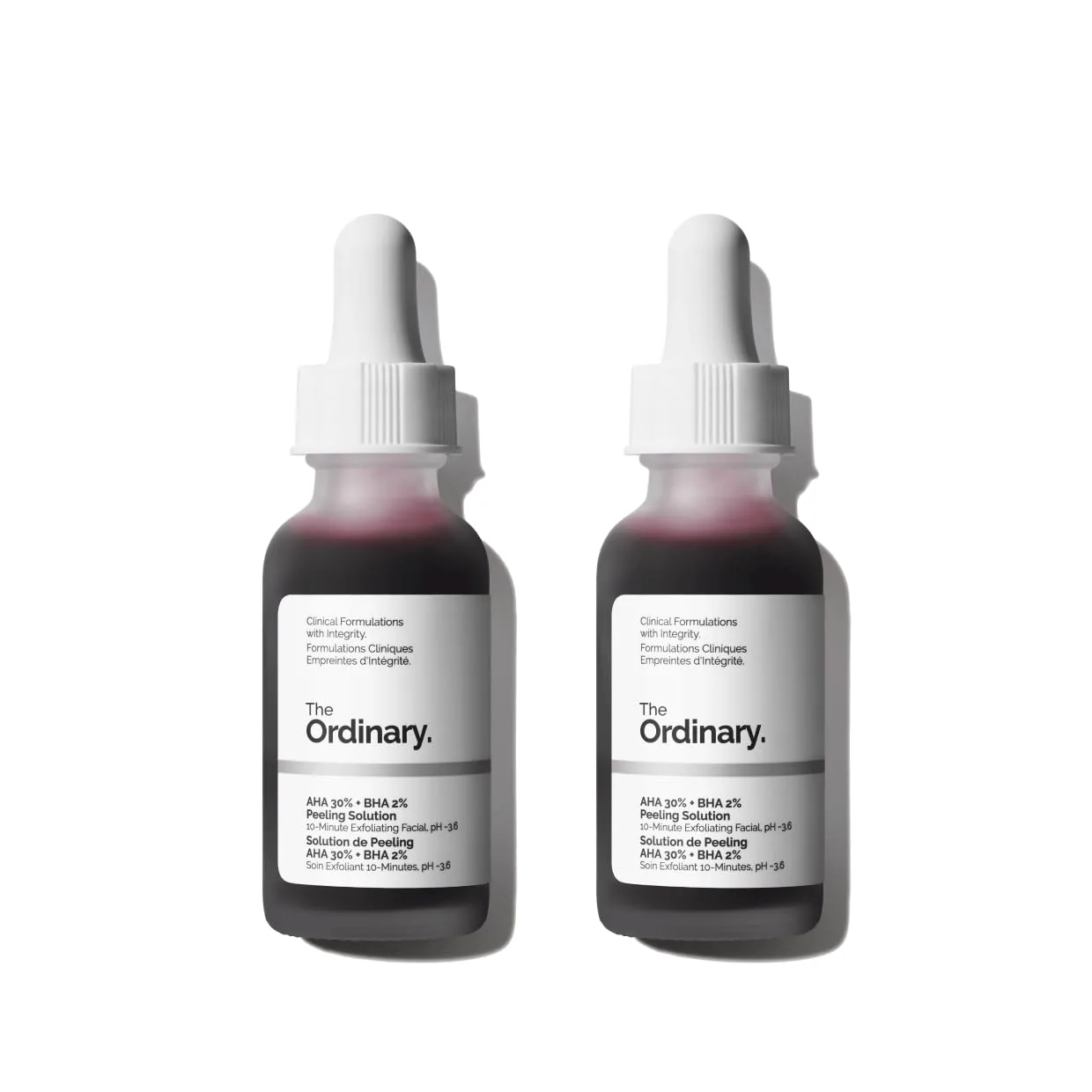 Сыворотка The Ordinary — Отшелушивающий AHA % + BHA %, усовершенствованный для сияющей кожи. ( .), black, 29.6 мл