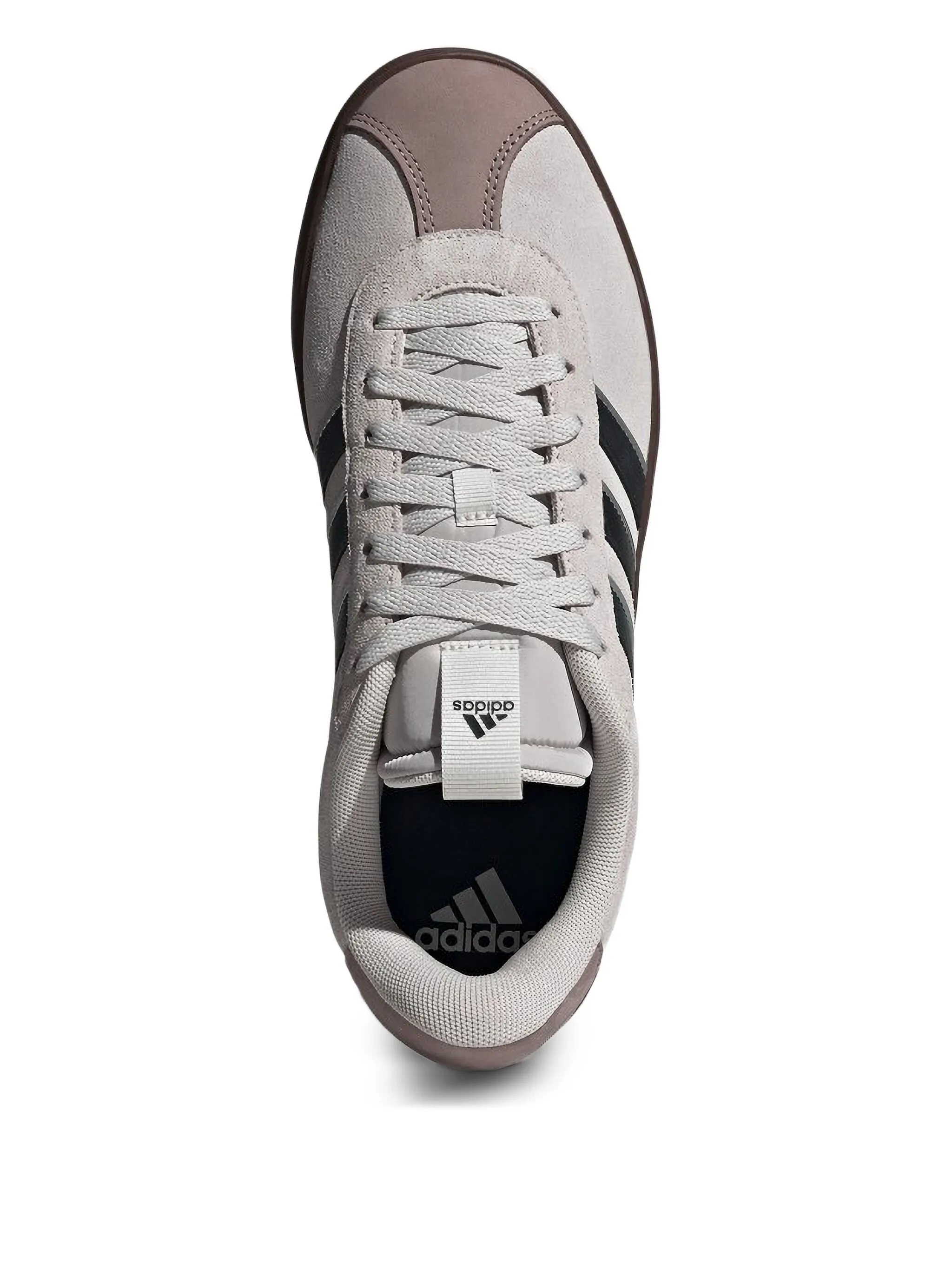 Кроссовки VL Court 3.0 Grey/Black Adidas, серый — фото 3