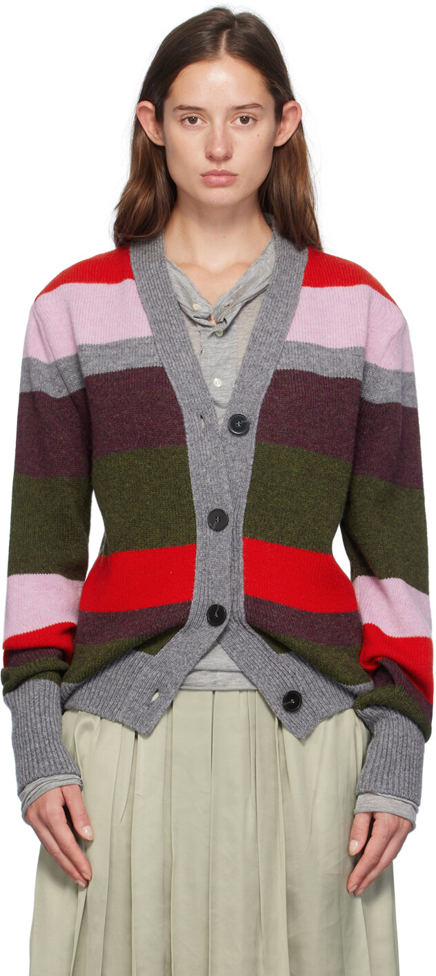 

Многоцветный кардиган Studious Edward Cuming, Red/Plum/Grey