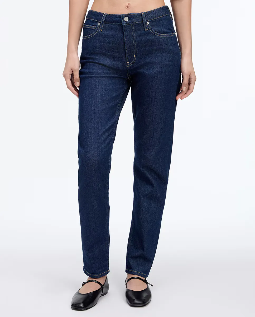 

Женские джинсы средней посадки Slim fit Calvin Klein, синий