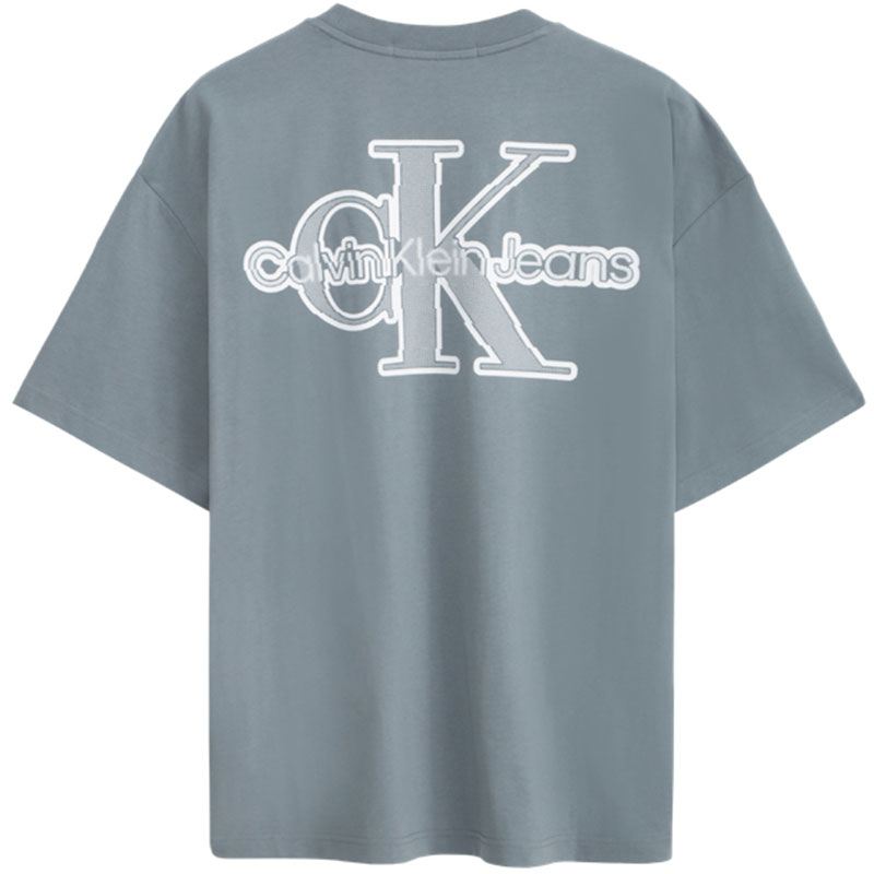 Футболка CALVIN KLEIN Unisex Slate Gray — фото 2