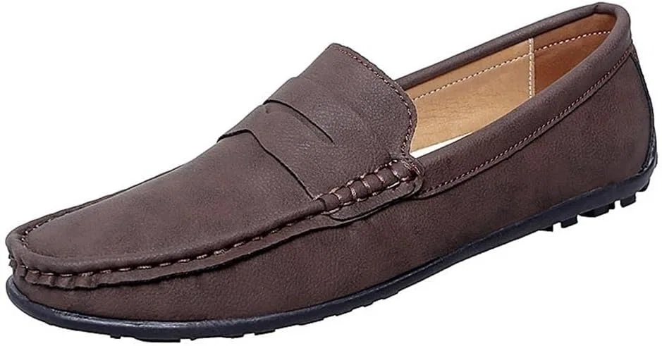 Мокасины кожаные коричневый, Brown DHFIRUFSHLO