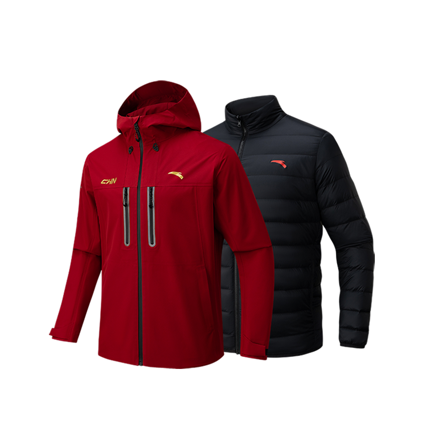 

Ветровка Windproof Unisex из коллекции Outdoor ANTA, elegant красный-1