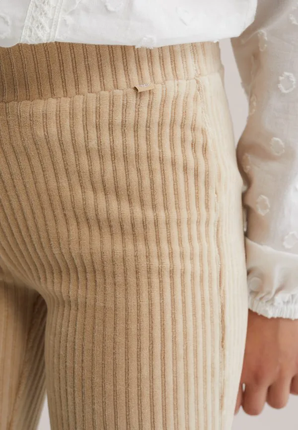 Расклешенные леггинсы We Fashion, Beige — фото 3