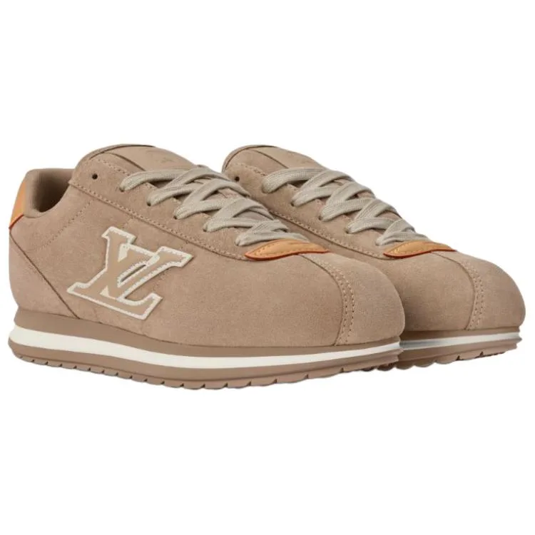 LOUIS VUITTON Кроссовки Buttersoft Low top Casual мужские бежевые — фото 4