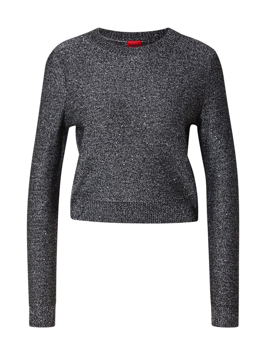 

Тонкий вязаный свитер HUGO Sweater Suneri, черный