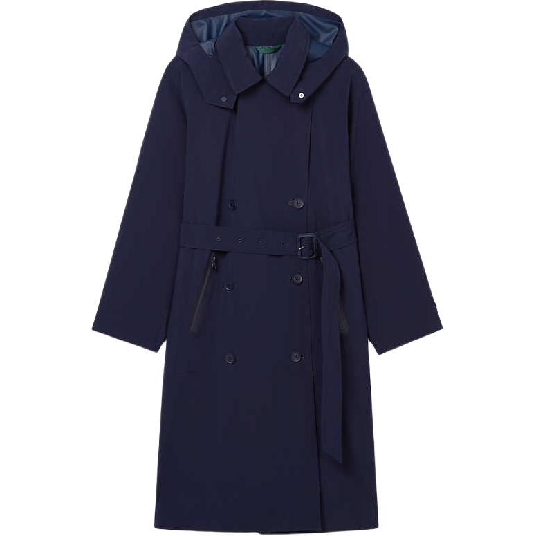 

LACOSTE Тренч женский синий, Navy Blue 166