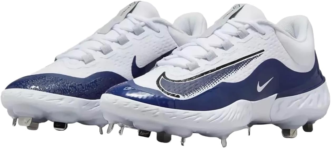 Бейсбольные бутсы Nike Alpha Huarache Elite 4 Low NRG (FD2745-103), White — фото 2