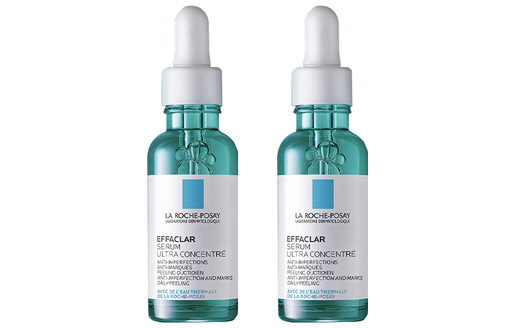 

La Roche-Posay Lifuquan восстанавливающая сыворотка с тремя кислотами: салициловая кислота, осветление рубцов от акне, борьба с акне, удаление черных точек, 30 мл/30 мл*2