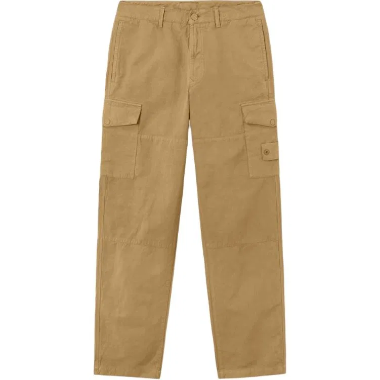 Прямые карго-брюки Stone Island темно-бежевый