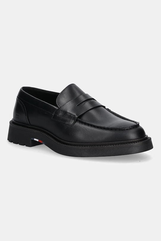 

Кожаные мокасины HILFIGER COMFORT LWT LTH LOAFER Tommy Hilfiger, черный