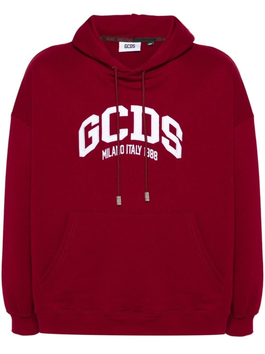 

Gcds худи с вышитым логотипом, красный