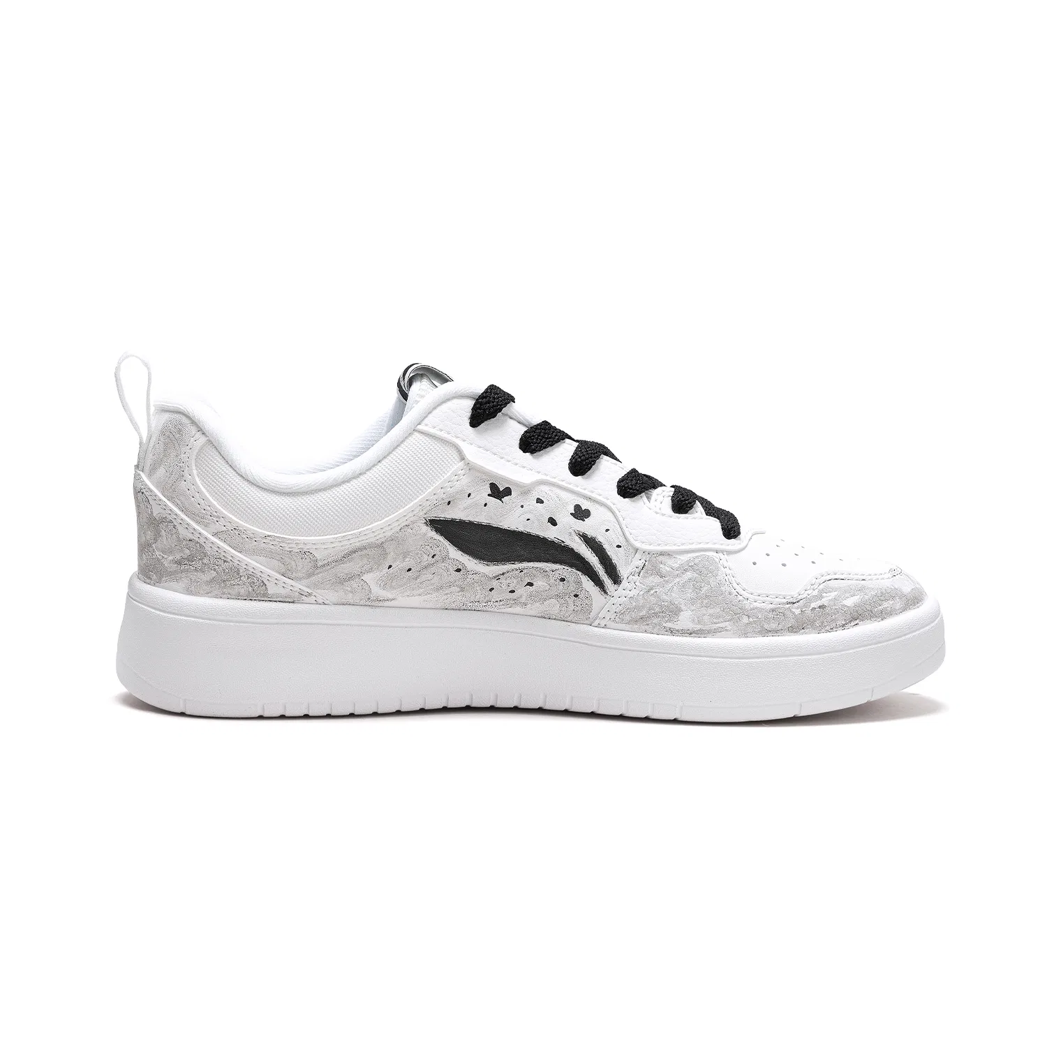 Кроссовки скейтбординговые Li-Ning First Cloud Infinity White/Black — фото 3