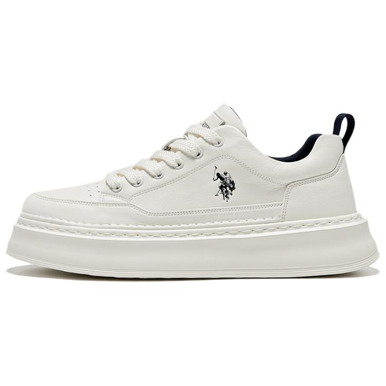 

U.S. POLO ASSN. Мужские скейтерские кроссовки низкие бело-синие, цвет White Blue