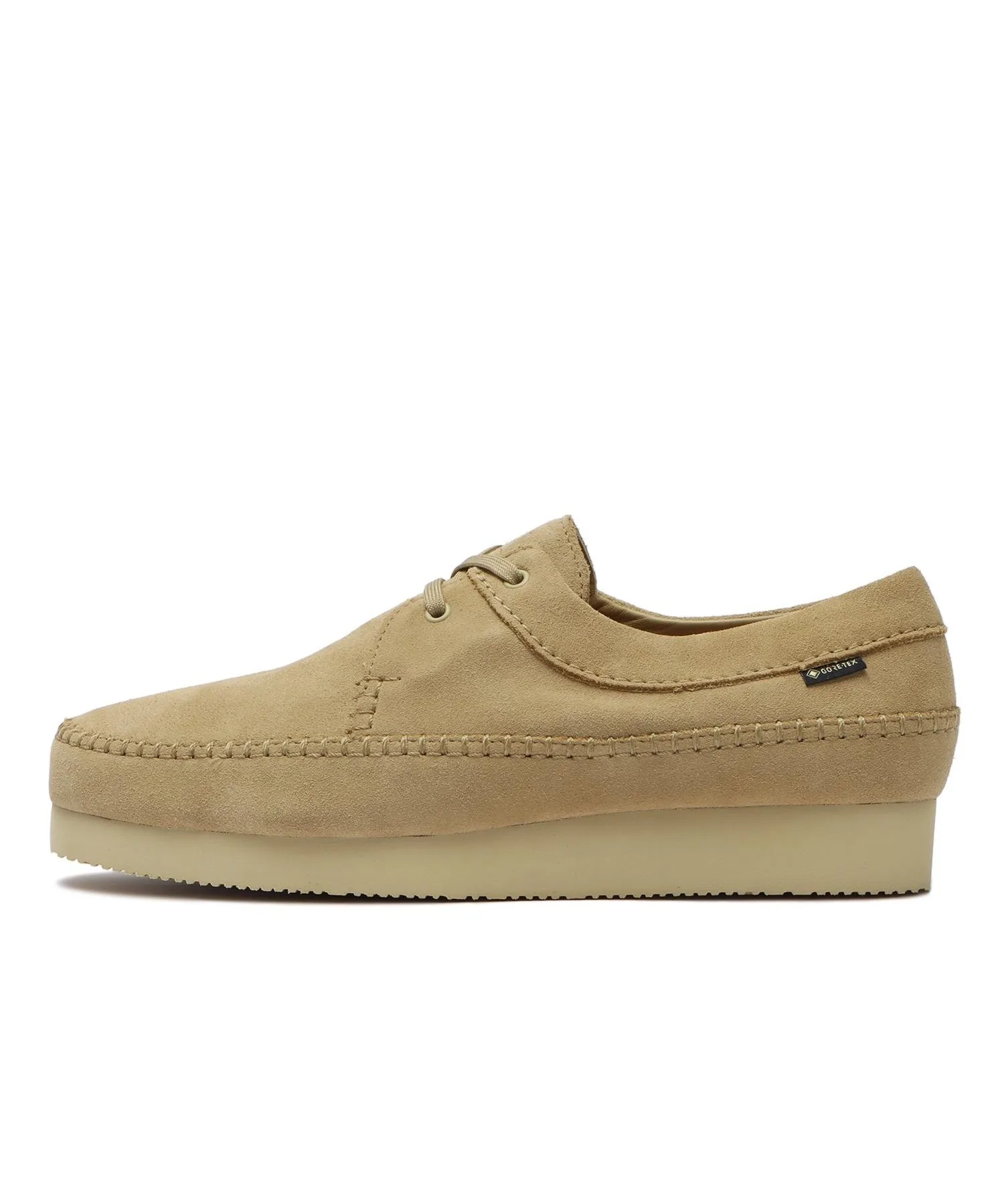 Мужские мокасины с водонепроницаемой функцией Clarks Weaver GTX 26171485 бежевые