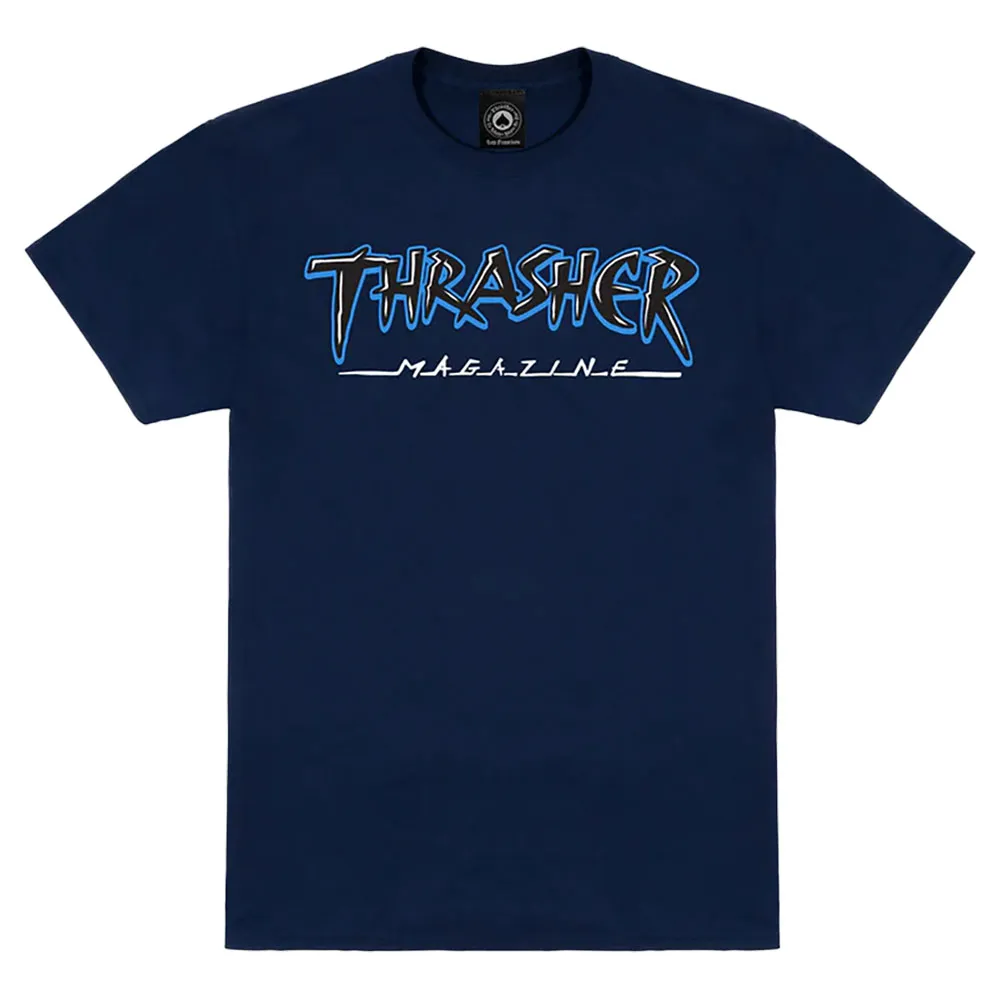 

Футболка с коротким рукавом Thrasher Slash, синий
