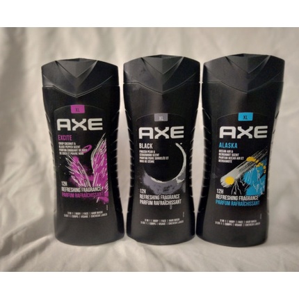 

Axe 3in1 гель для душа/лица/волос XL смешанные ароматы 12H Hydrate 13.5oz Axe/Lynx