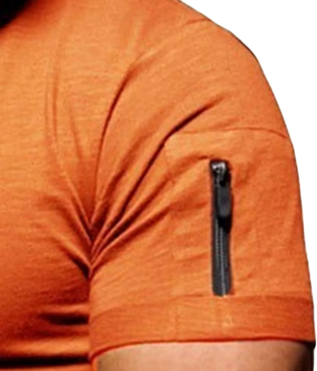 Мужская футболка V-образным вырезом, Slim Fit, Cotton — фото 3