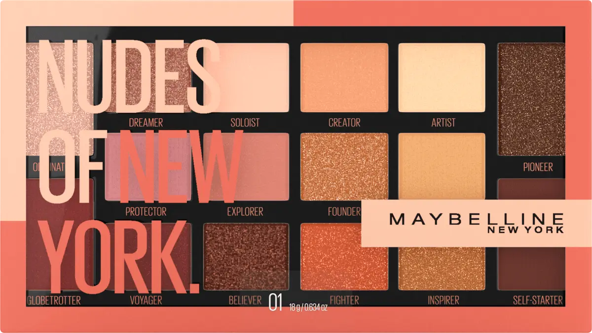 

Палитра теней для век Nudes Of New York 1 шт. Maybelline New York