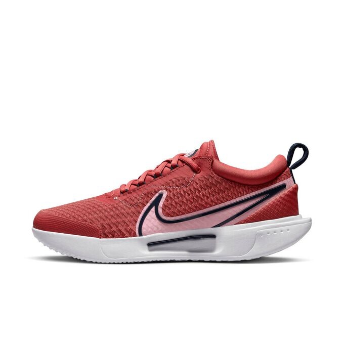 Теннисные туфли, зум, корт, воздушный зум Nike, розовый