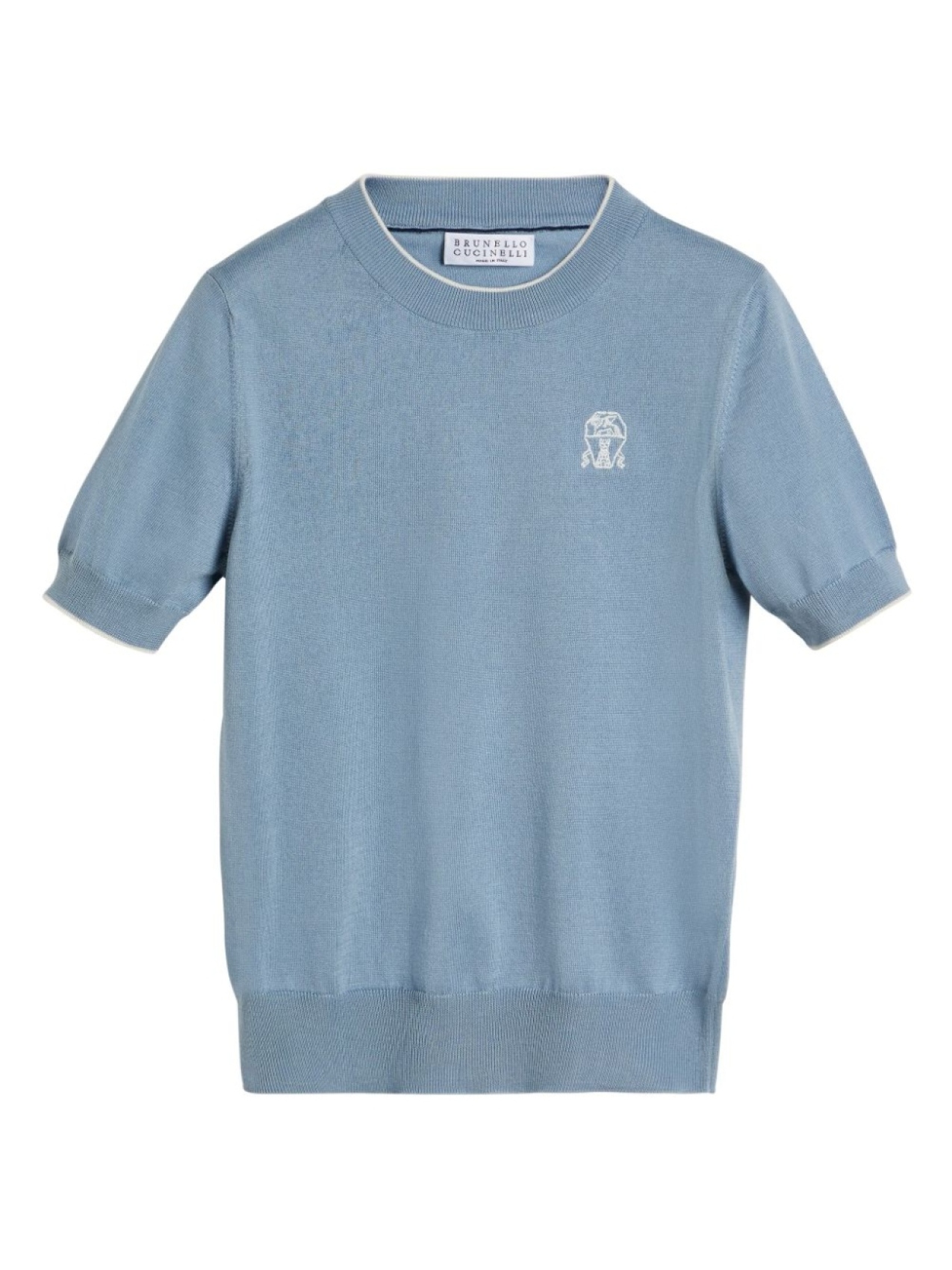 

Brunello Cucinelli Kids трикотажная футболка, синий
