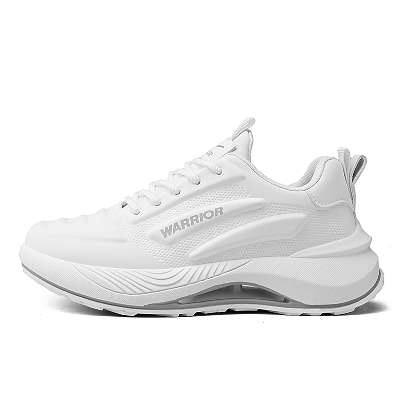 Низкие кроссовки для бега для мужчин WARRIOR, White/Gray