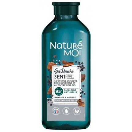 

Гель для душа Nature Moi 3-в-1 Кедр и черный перец 250 мл Unbranded