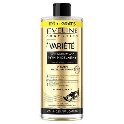 

Мицеллярная вода Variety Vitamin для лица 500 мл Eveline