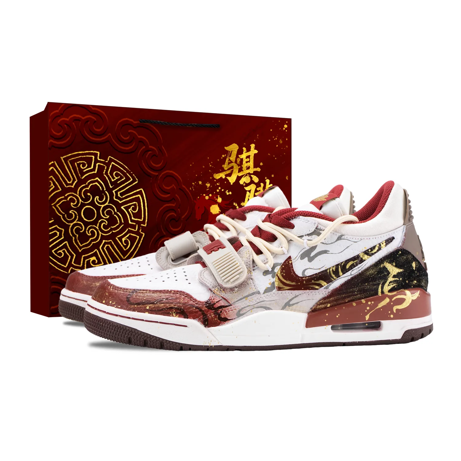 Jordan Кроссовки Legacy 312 Dark Reddish Purple Radiance Abrasion Resistant Vintage мужские
