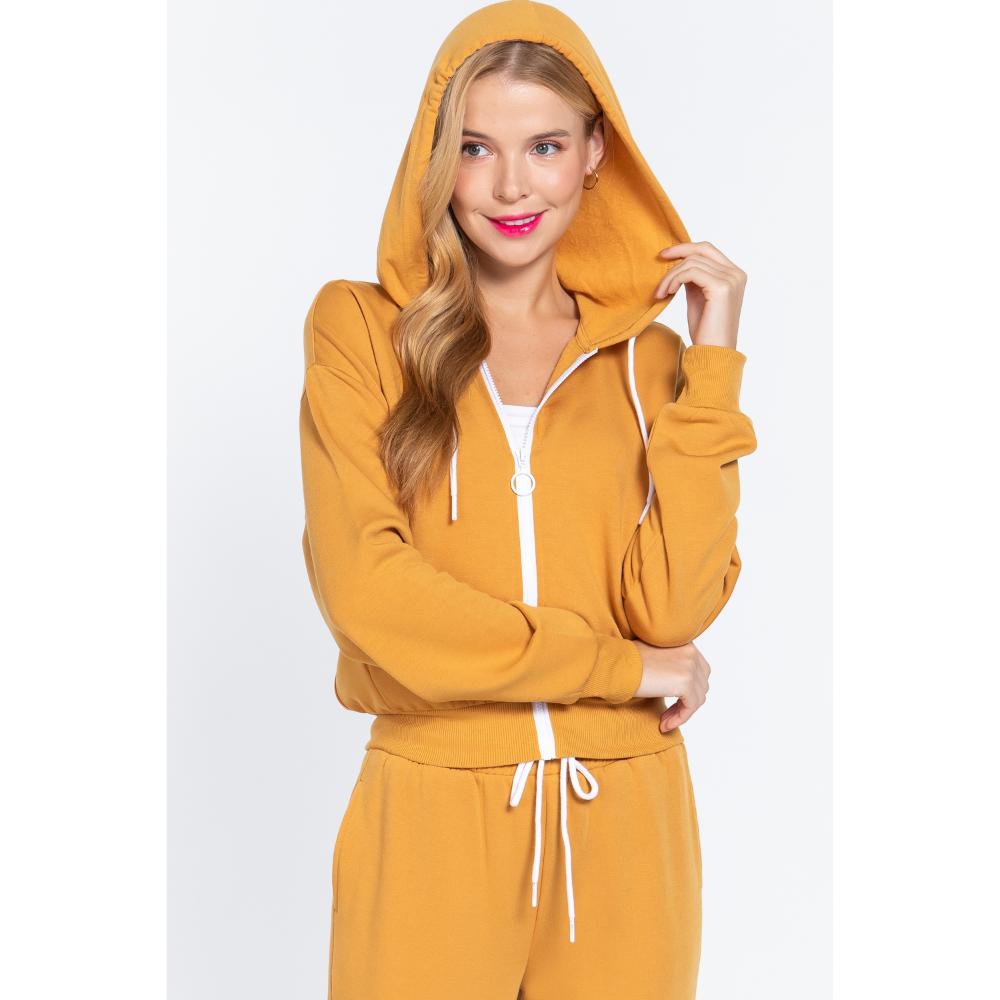 

Флисовая куртка из французского трикотажа FASHNZFAB, коричневый