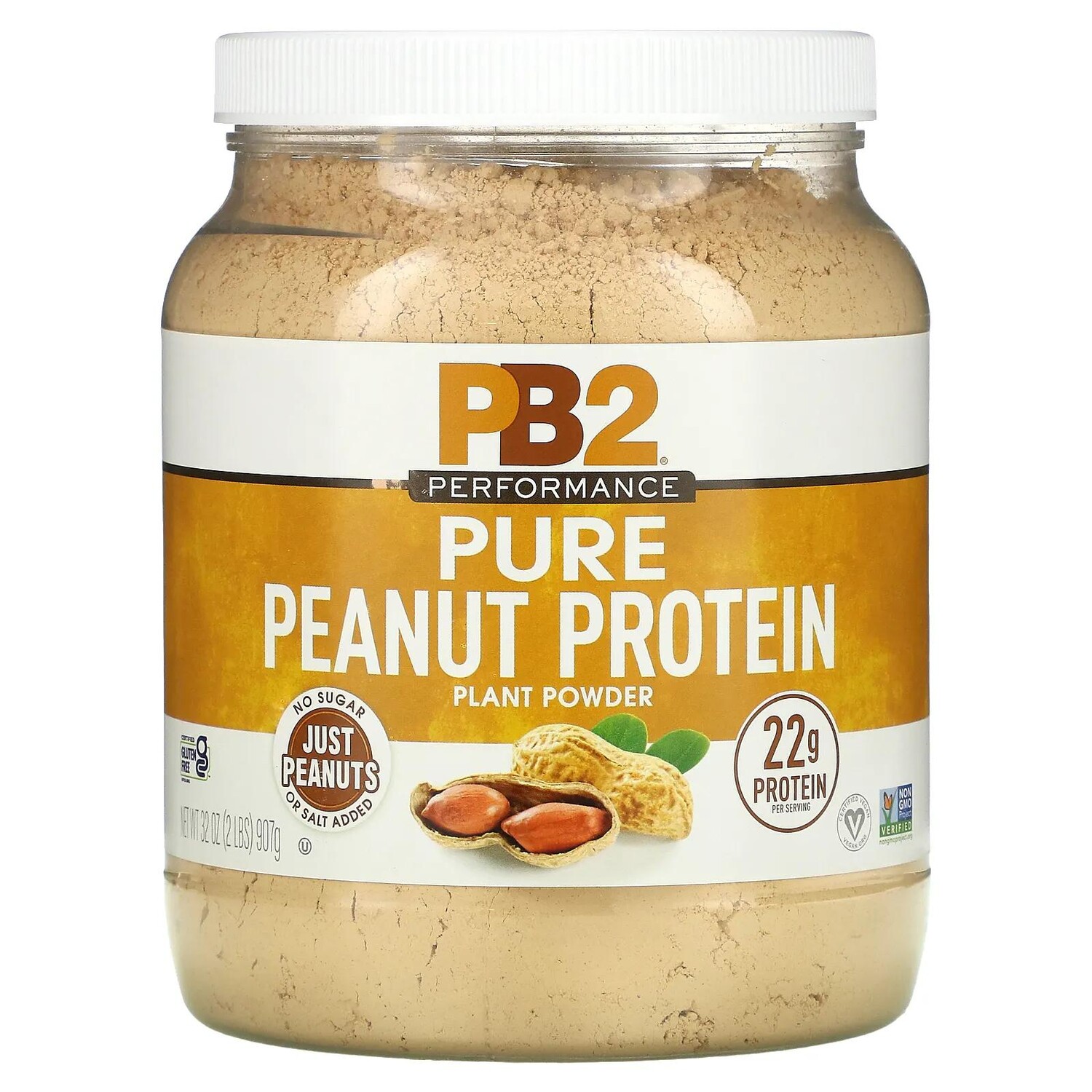 

PB2 Foods Порошок чистого арахисового протеина 2 фунта (907 г)
