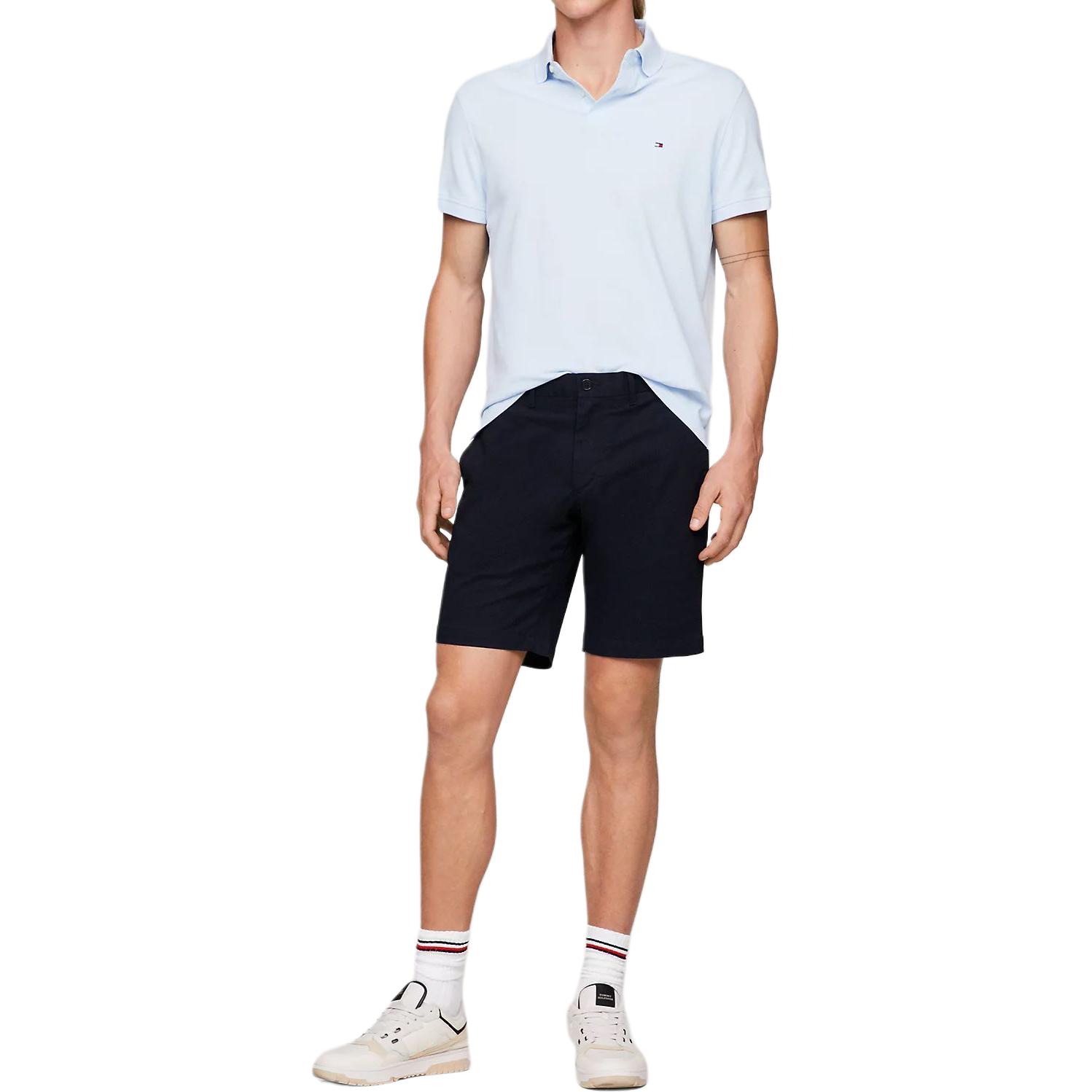 Tommy Hilfiger Шорты чино Brooklyn 1985 Collection повседневные мужские dark blue — фото 4