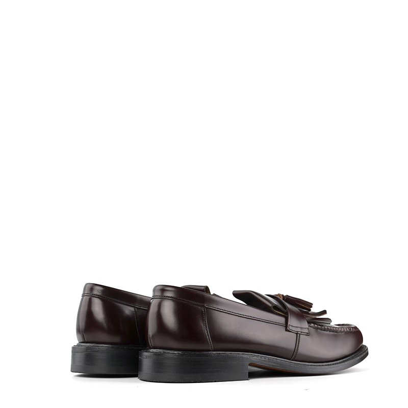 LOAKE Мужские лоферы низкие черно-бордовые, цвет Burgundy — фото 3