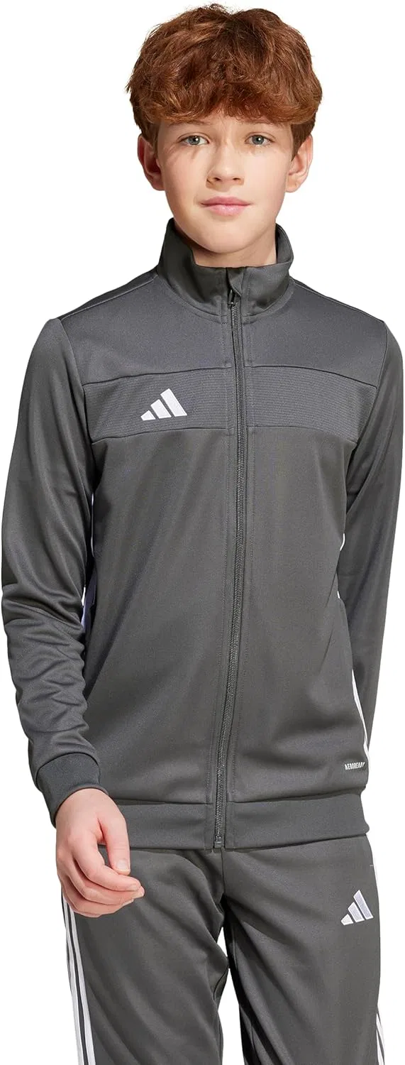 Детская тренировочная куртка adidas Tiro 25 Essentials, серый/белый
