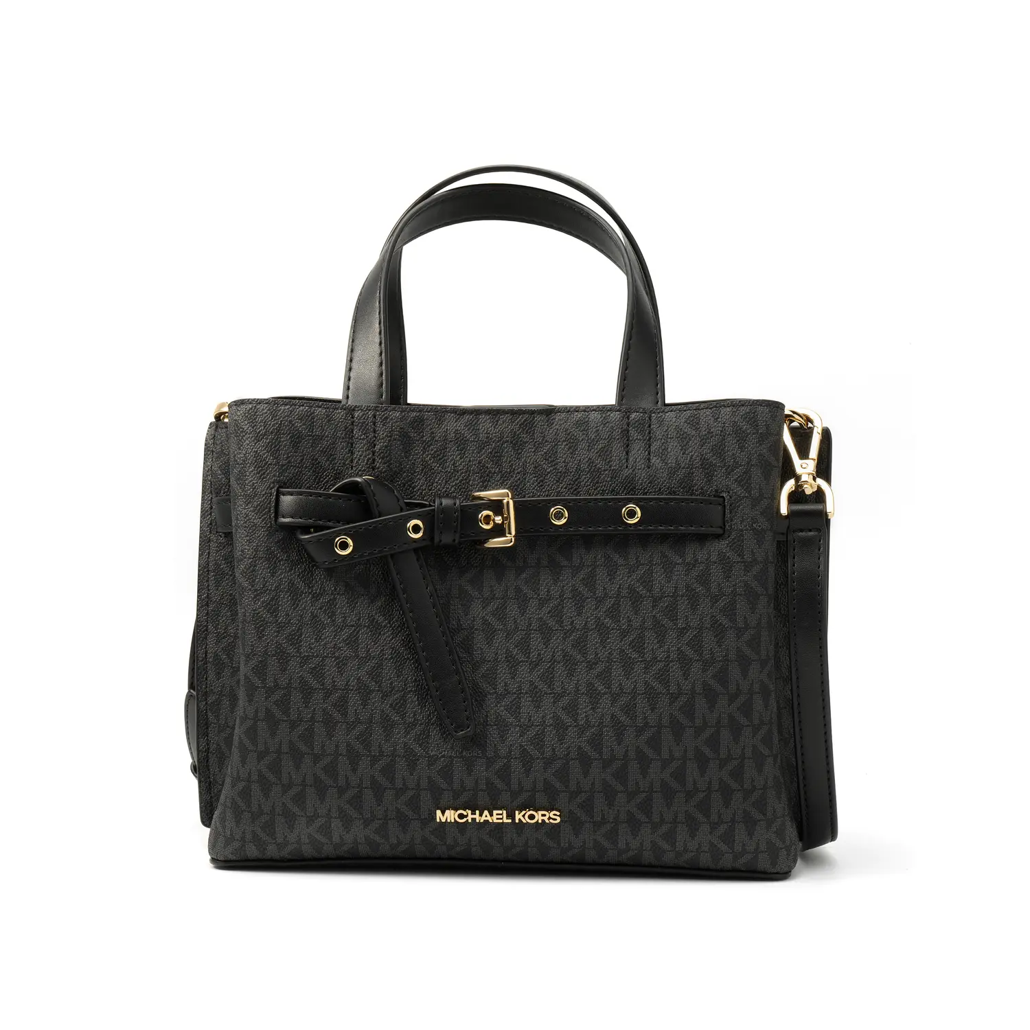 

MICHAEL KORS Женская черная холщовая сумка через плечо