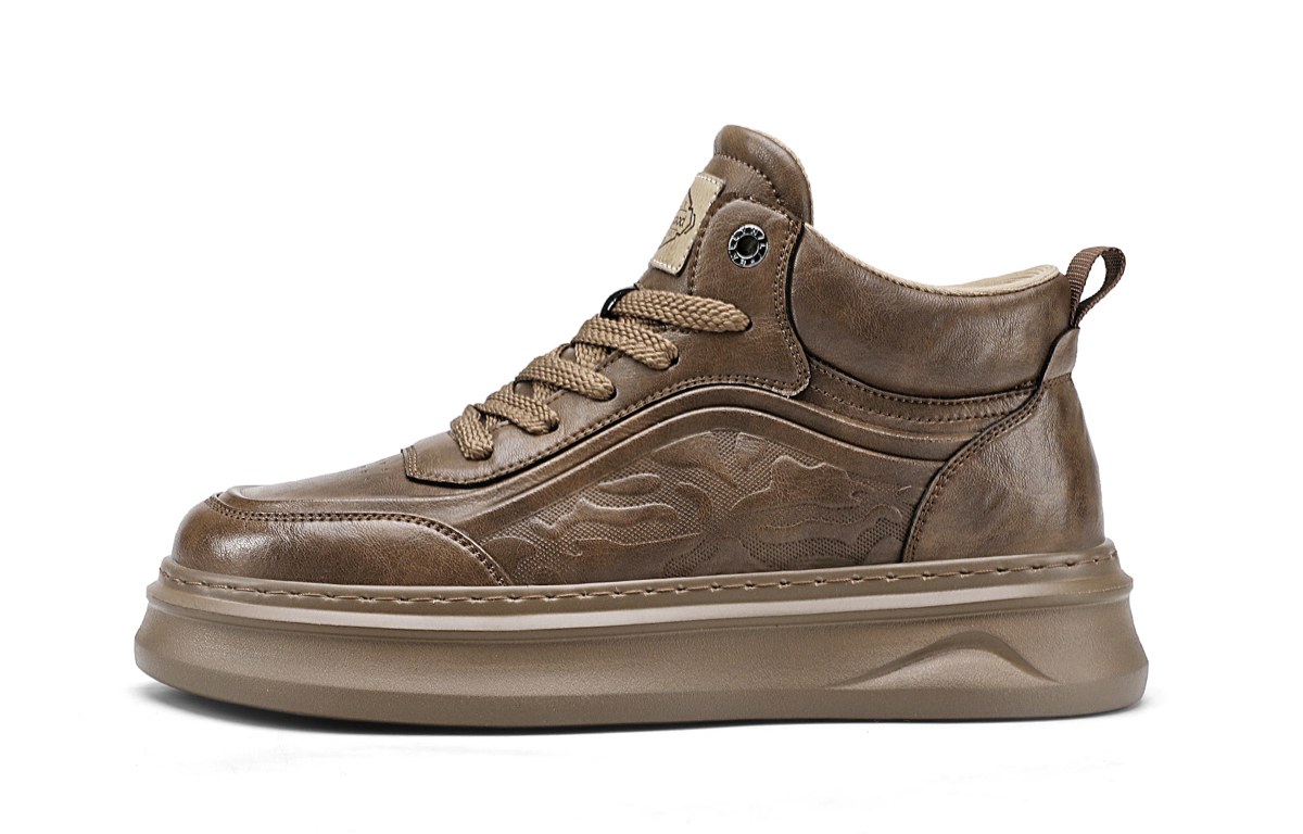 

HLA Коричневые мужские скейтерские кеды High Top, цвет Brown