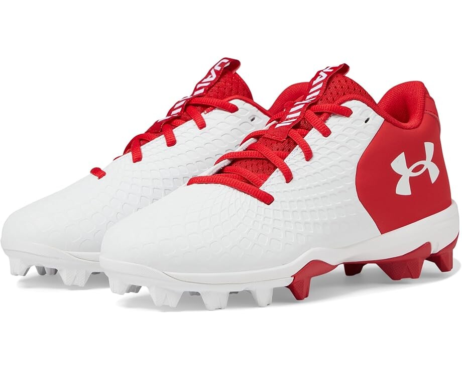 

Кроссовки Under Armour Kids Glyde 2.0 RM Softball Cleat, цвет White/Red/White