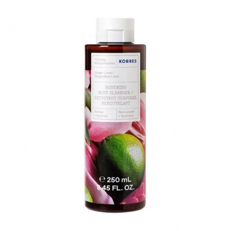 

Восстанавливающий гель для мытья тела, 250 мл Korres, Ginger Lime Renewing Body Cleanser